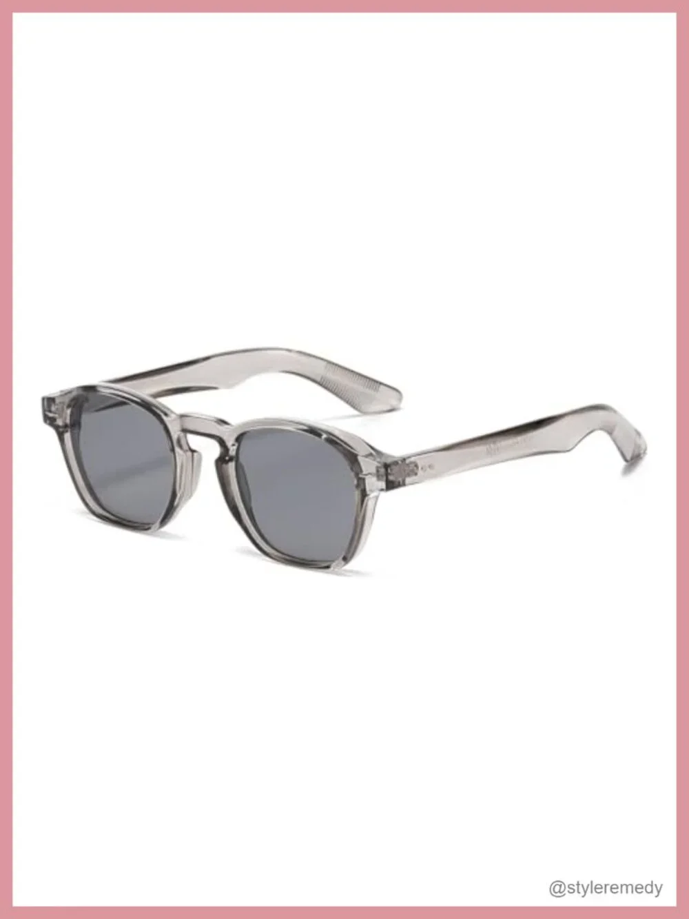 Unisex Tortoise Shell Sunglasses UV400 Protection Thick Plastic Frame